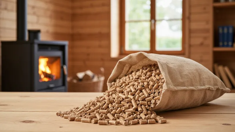 Utilisation des pellets dans l'habitat